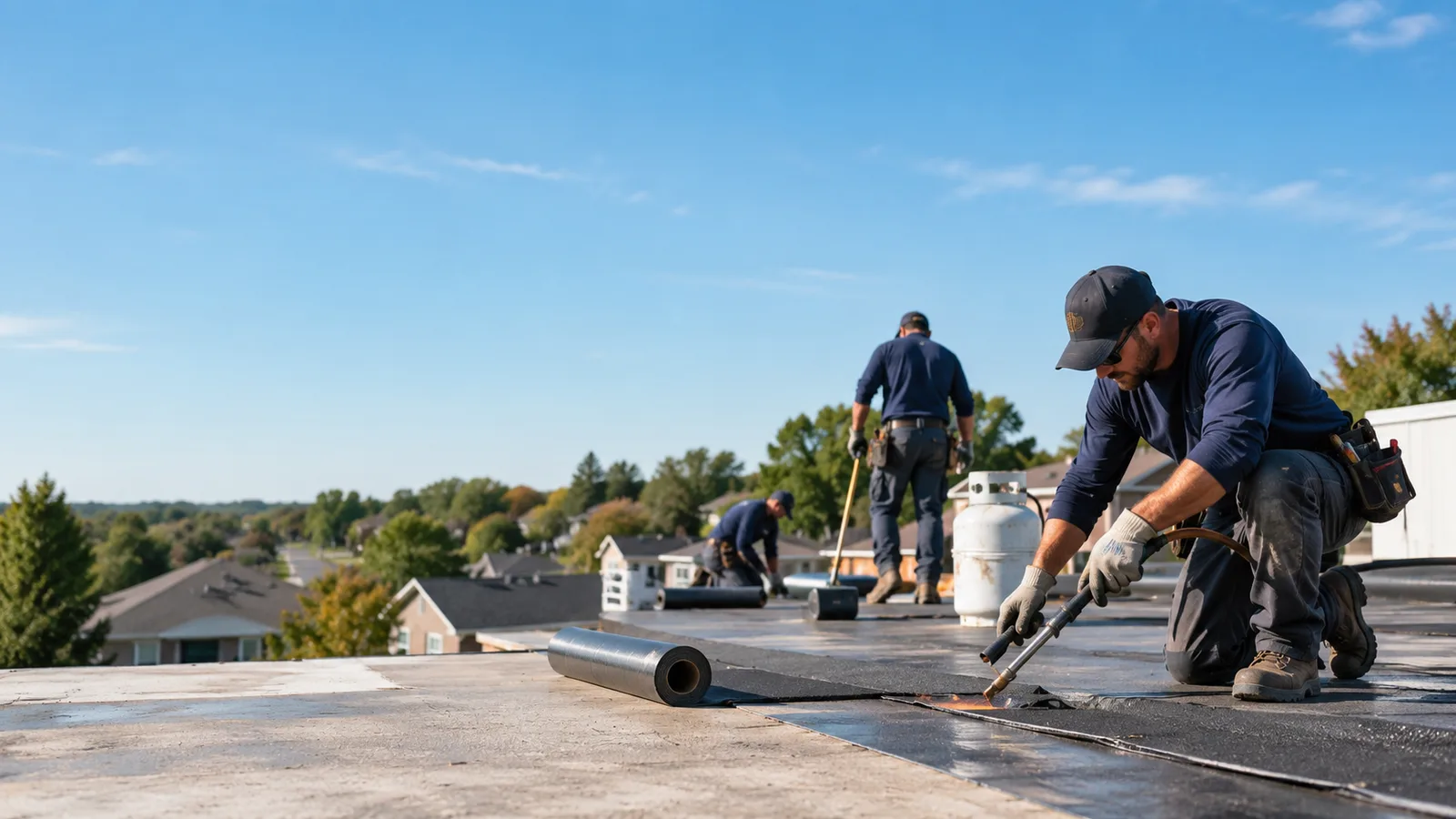 Flat Roof Leak Repair providers in East Spencer, NC